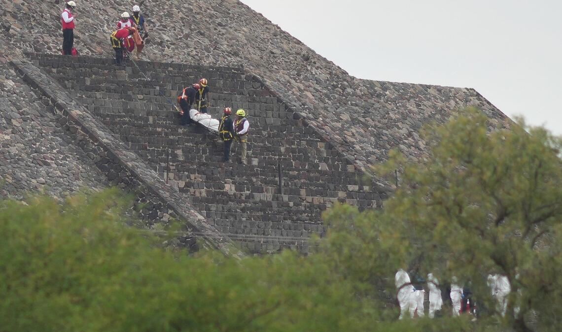 Teotihuacan ist eine der meistbesuchten Ausgrabungsstätten in Mexiko.