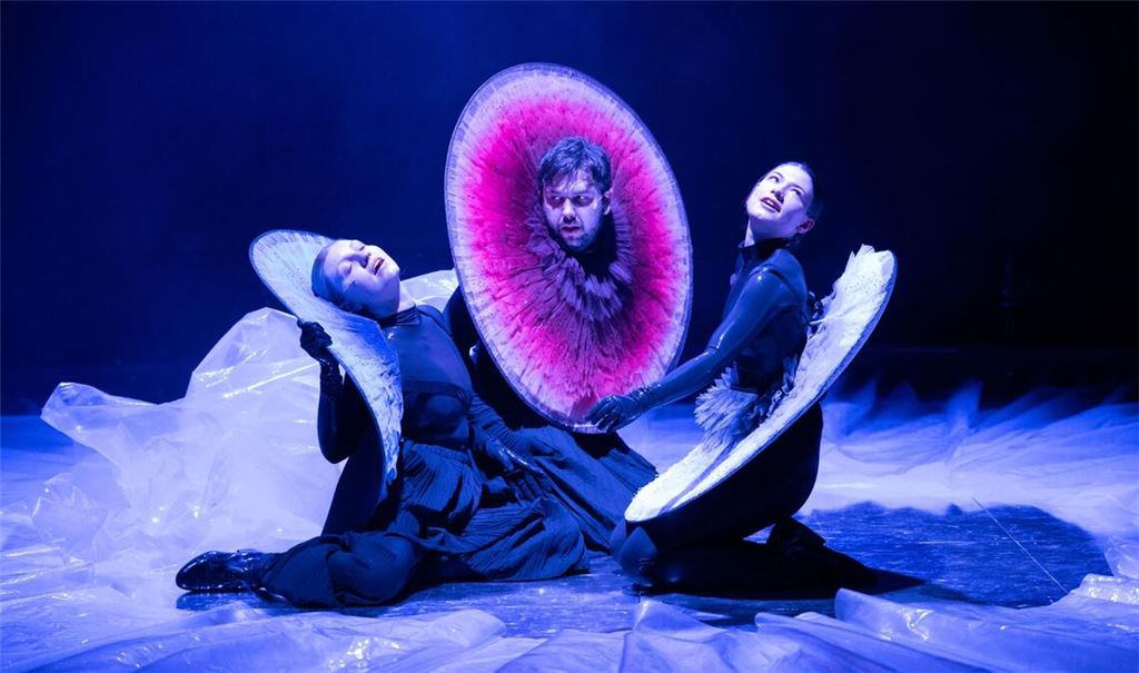 Tetris-Steine: Annalisa Weyel, Mika Pavle Kuruc und  Mara Suter (v.li.)