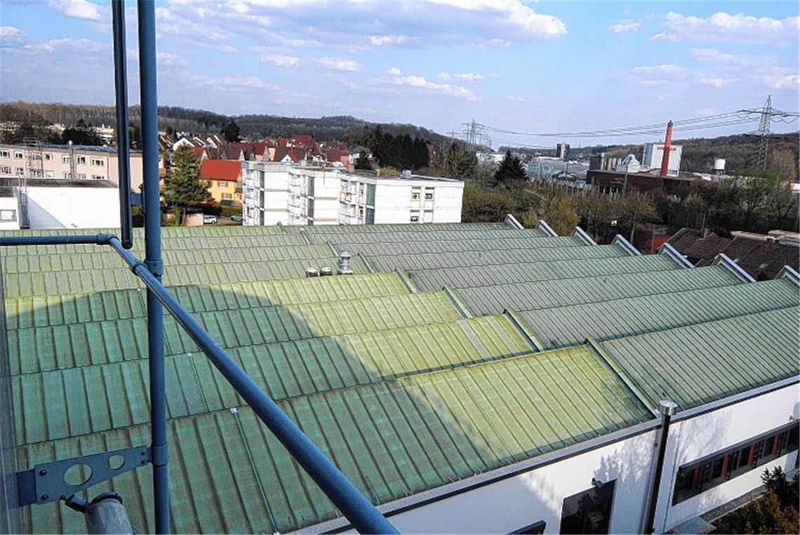 Teurer Dachschaden: Der Kreis investiert weiter ins Berufsschulzentrum Mühlacker.