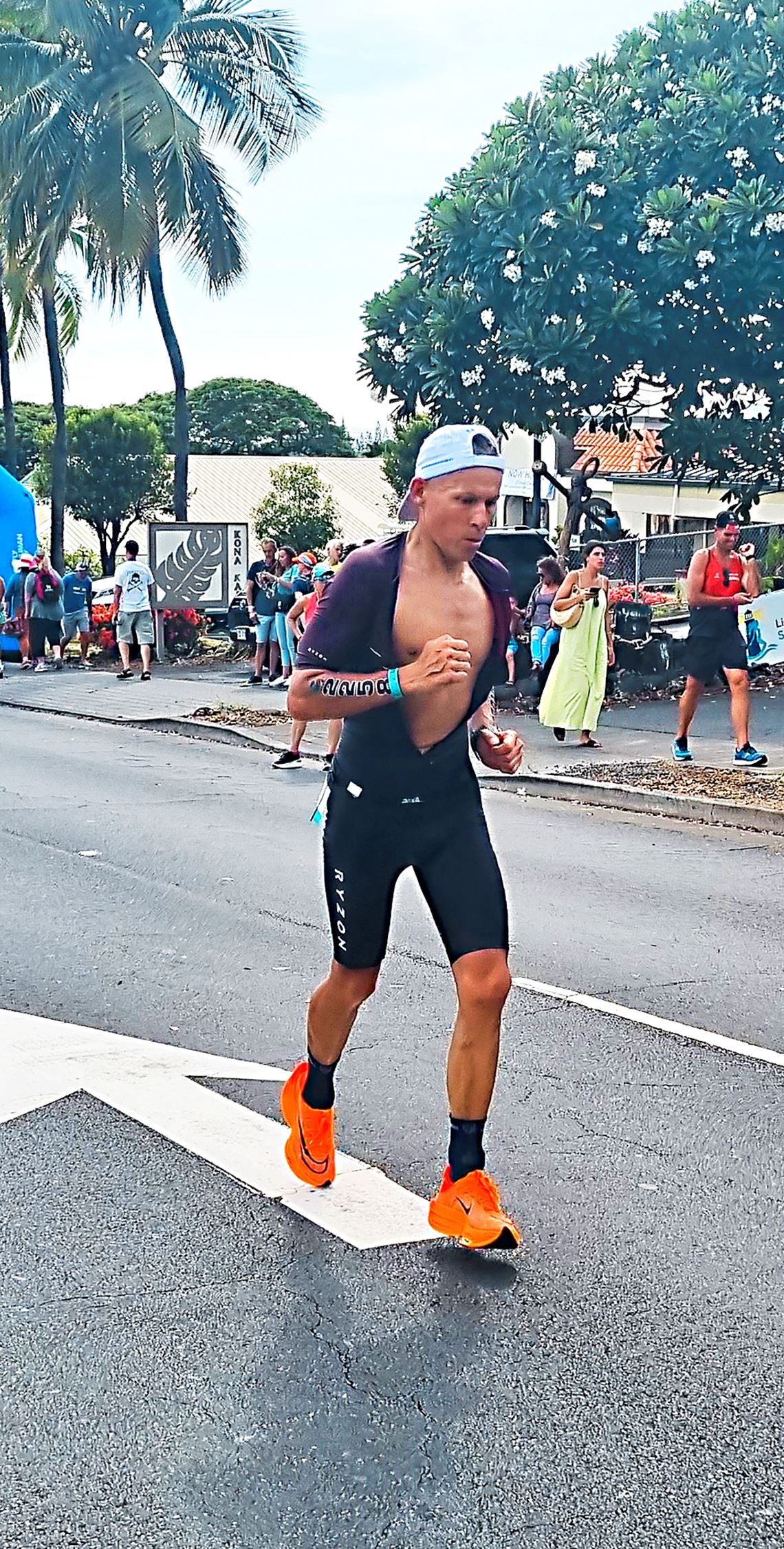 Thomas Fritsch bezwingt die Steigung der Palani Road Foto: privat