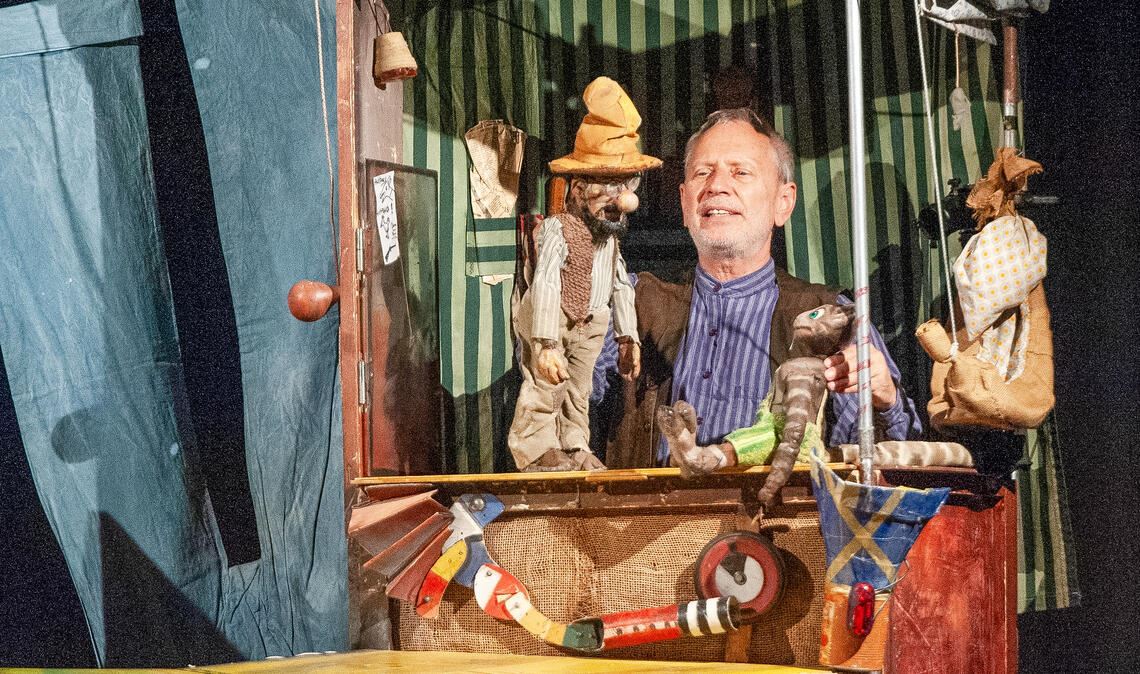 Thomas Hänsel haucht den Figuren mit seinem Spiel Leben ein. Foto: Fotomoment