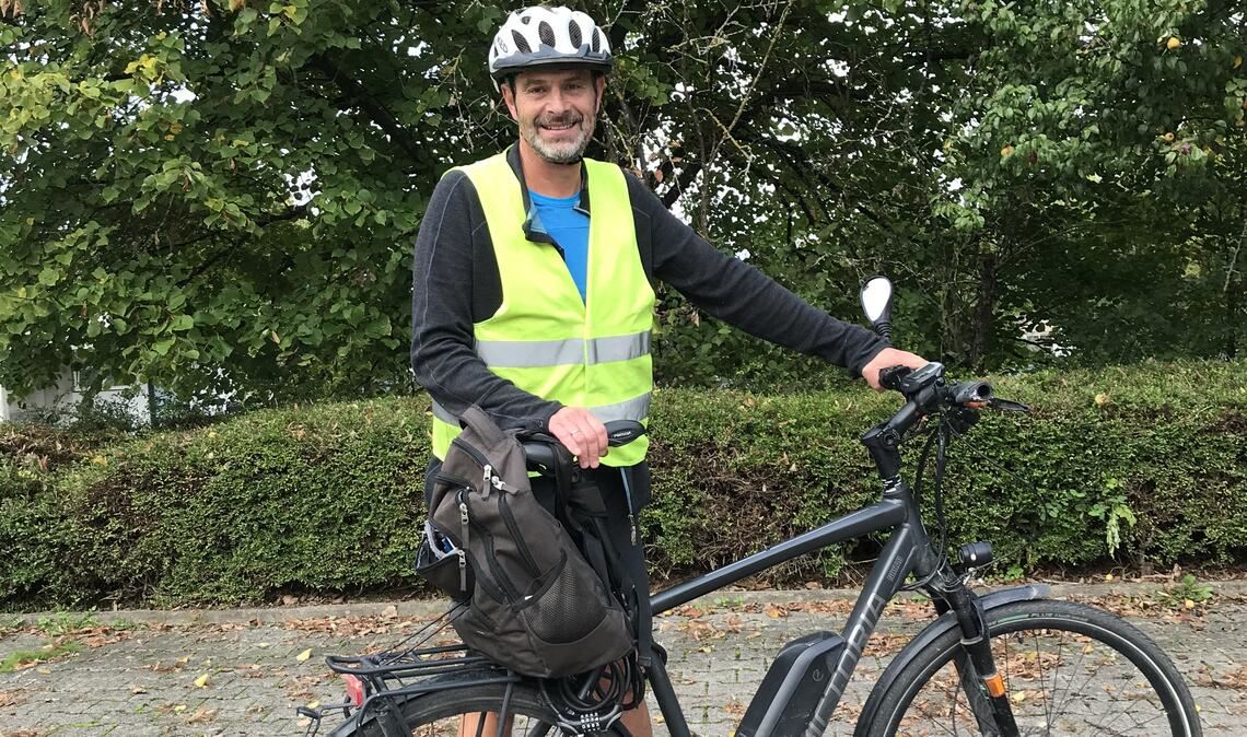 Thomas Messerschmidt setzt sich für besseres Radfahren ein. Foto: privat
