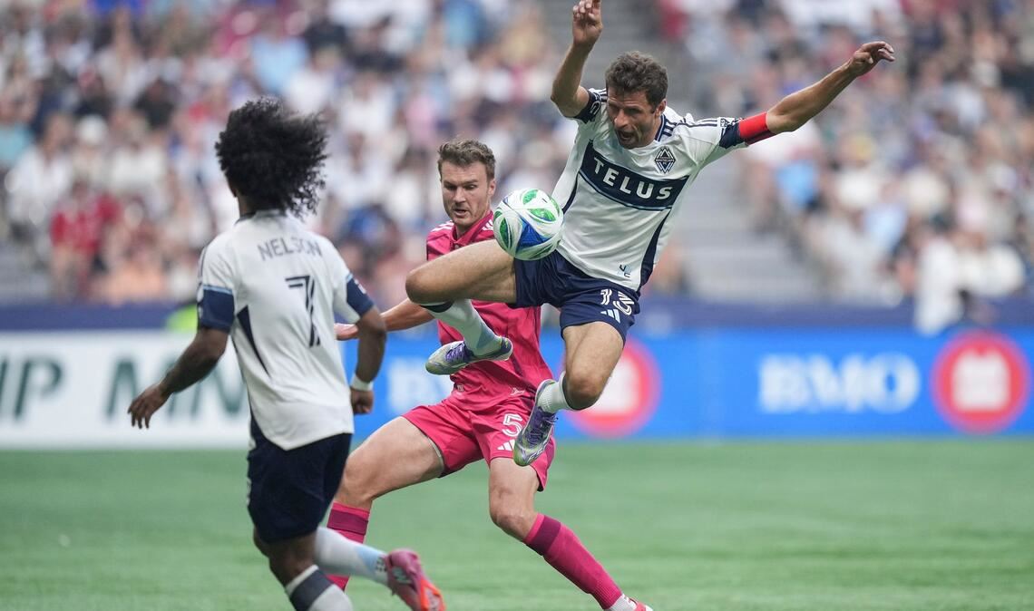 Müller trifft bei Startelf-Debüt spät zum Vancouver-Sieg Thomas Müller sorgte in seinem ersten Startelf-Einsatz für die Entscheidung.
