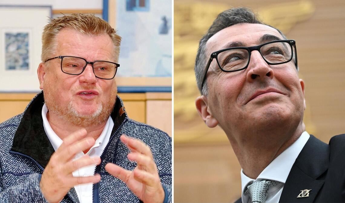 Thomas Schröder, Präsident des Deutschen Tierschutzbundes (links, Archivbild). Der Tierschutzbund hat ein Schreiben an Cem Özdemir geschickt.