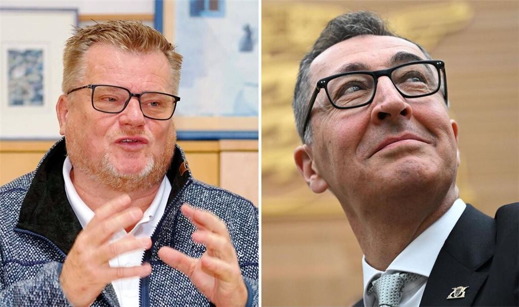 Thomas Schröder, Präsident des Deutschen Tierschutzbundes (links, Archivbild). Der Tierschutzbund hat ein Schreiben an Cem Özdemir geschickt.