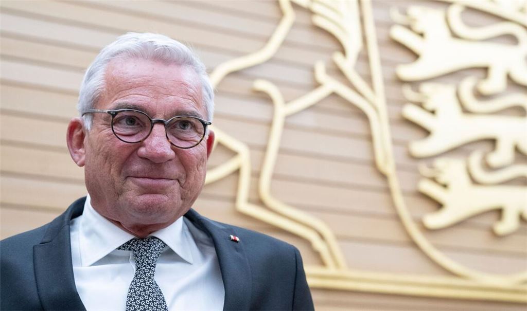 Thomas Strobl (CDU), nimmt an der konstituierenden Sitzung des Landtags Baden-Württemberg teil.