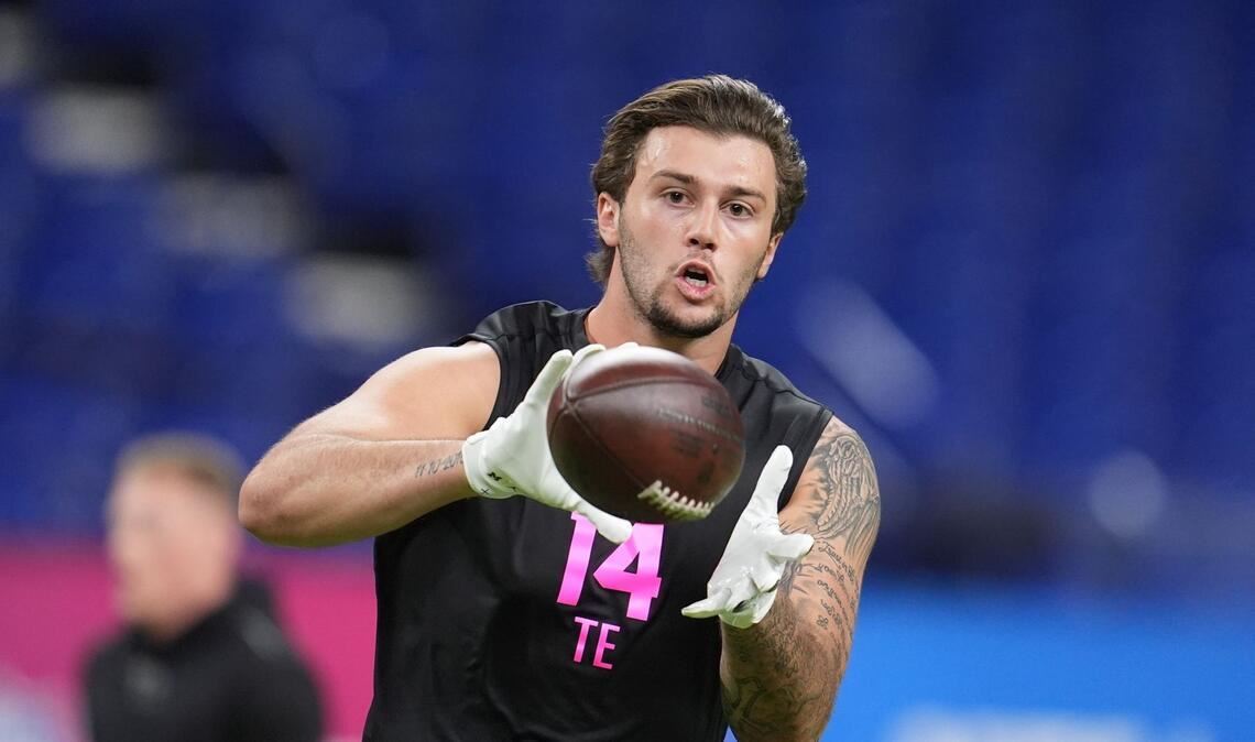 Tight End Marlin Klein wurde von den Houston Texans im NFL-Draft bereits in der zweiten Runde ausgewählt. (Archivbild)