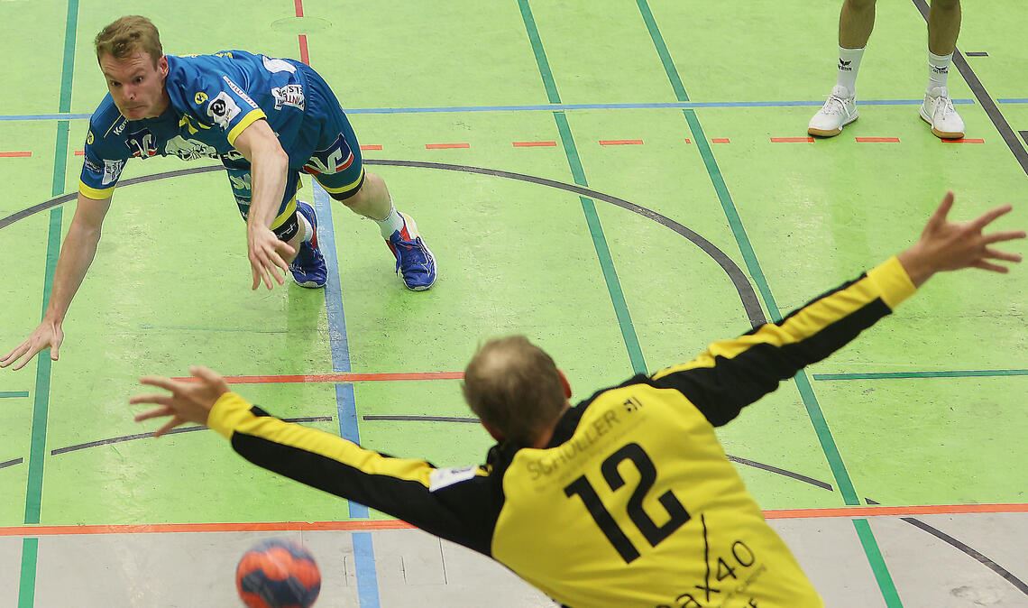 Tim Ganz und die SG Pforzheim/Eutingen möchten in Baden-Baden punkten. Foto: Rubner