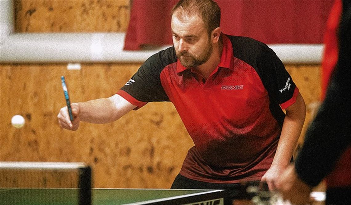 Timo Krauth feiert sowohl im Einzel als auch im Doppel Siege.Fotos: Fotomoment