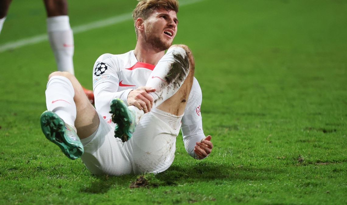 Timo Werner musste das Feld verletzungsbedingt verlassen.