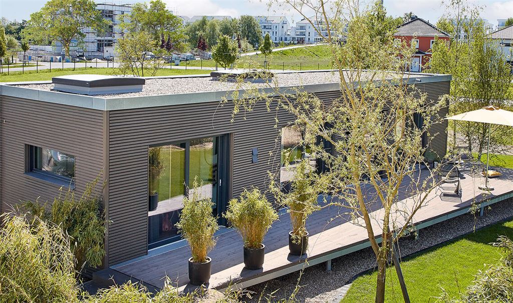 Tiny-House-Modell der Firma SchwörerHaus. Foto: SchwörerHaus