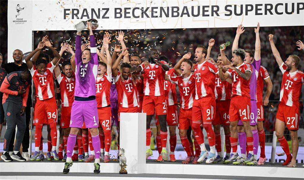 Titelverteidiger Bayern München startet mit dem Rückenwind des Supercup-Gewinns in die 63. Bundesliga-Saison.