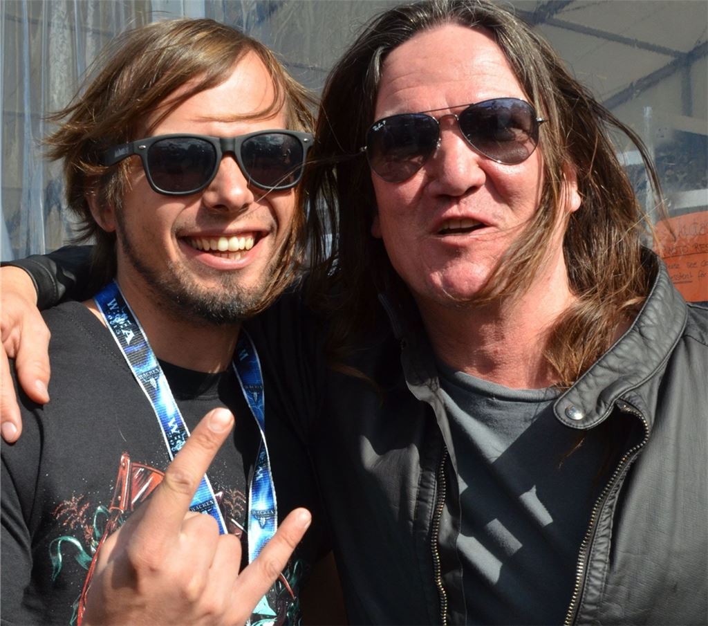 Tobias Fessler und Wacken-Gründer Thomas Jensen (re.). verbindet harte Musik und neuerdings auch Whisky – und zwar ein ganz spezieller.