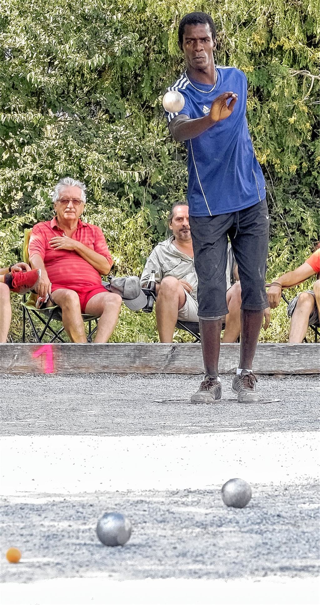 Boule-Asse zeigen ihr Können