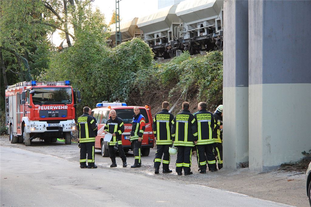Tragisches Unglück in der Nähe des Pforzheimer Bahnhofes: Mann von Zug überrollt. (Foto: Recken)