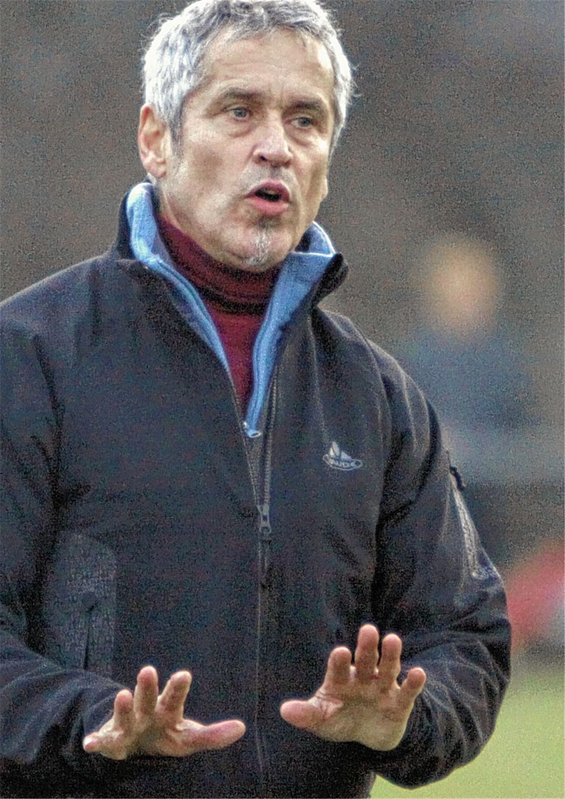 Trainer Eberhard Braun wünscht sich mehr Varianten in der Offensive. Archivfoto: Eigner