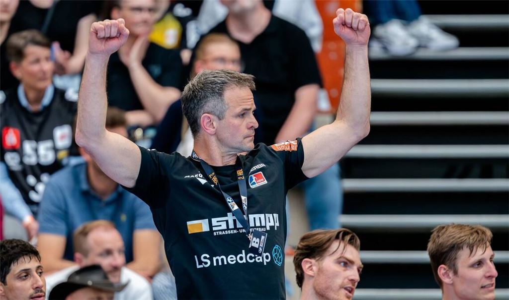 Trainer Matthias Flohr: Aufstieg mit dem HBW.