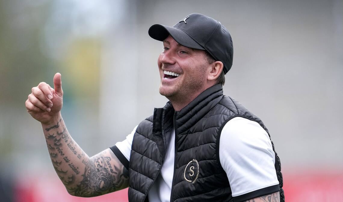 Trainer Pascal Reinhardt: Der nächste Aufstieg mit der SG Sonnenhof.