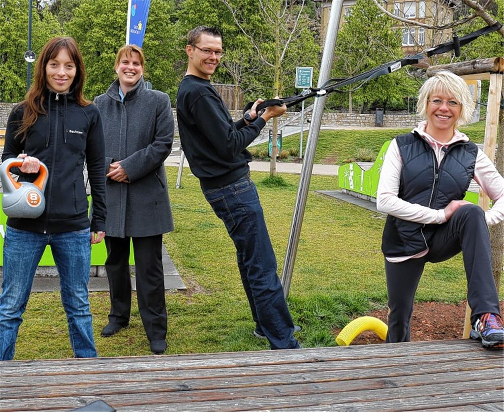 Fit unter freiem Himmel