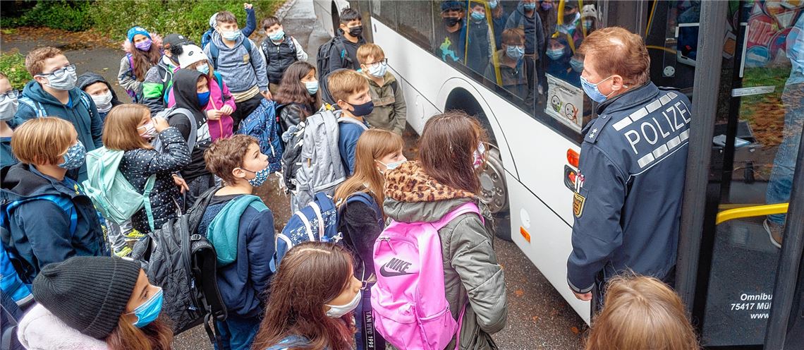 Training am und im Bus