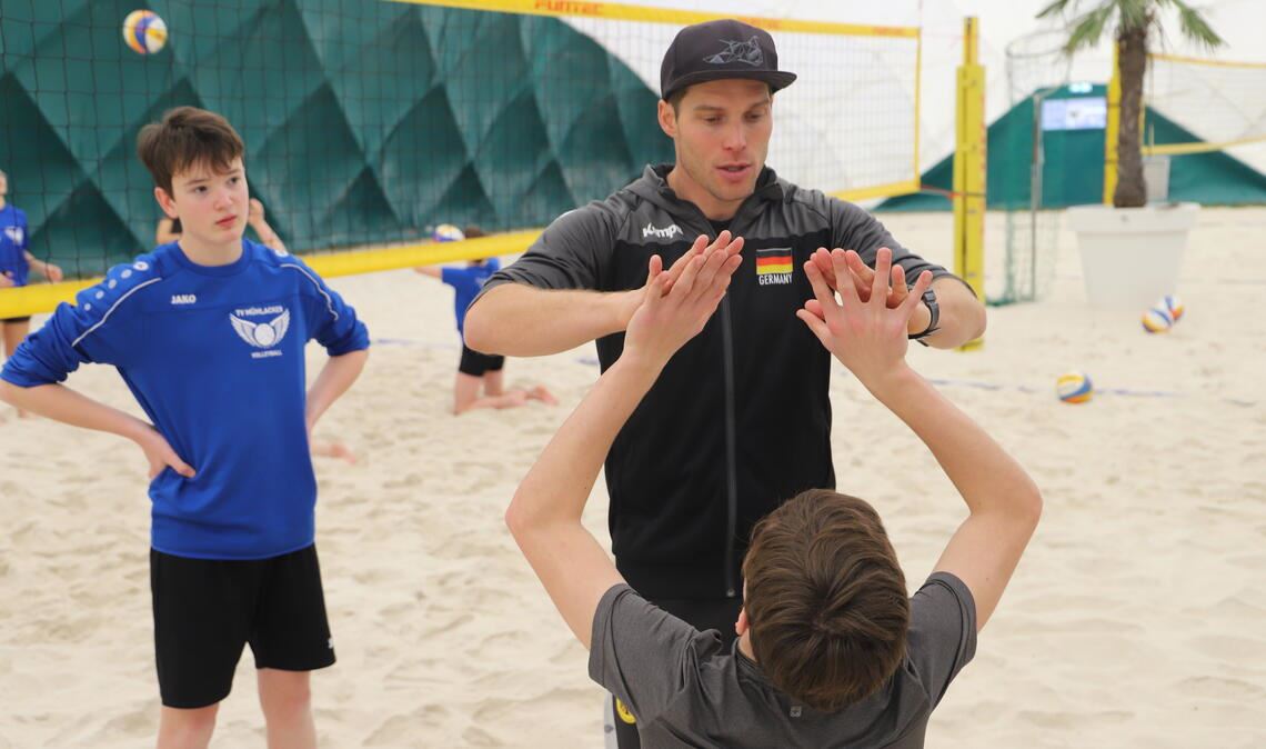 Training mit dem Nationalcoach. Foto: privat