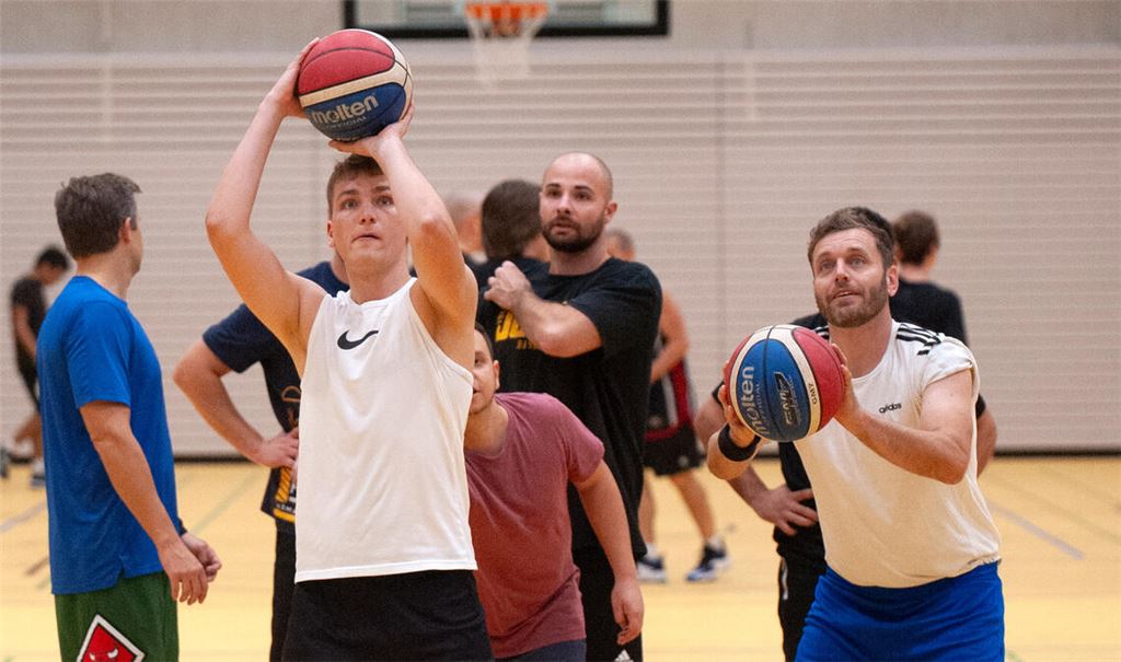 Training vor dem Start: Die Hightowers aus Mühlacker sind gewappnet. Foto: Fotomoment