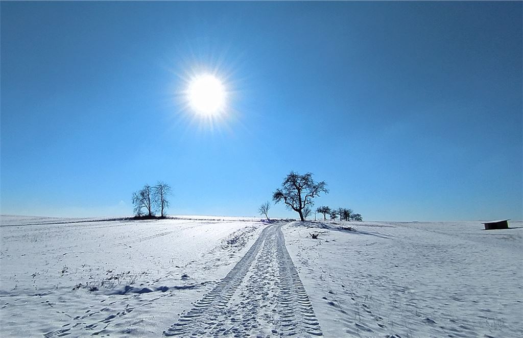 Traumhafte Schneelandschaft. Leserfoto: Ute Meller, Schmie
