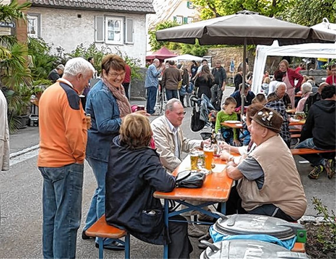 Treff in der Kirchgasse.