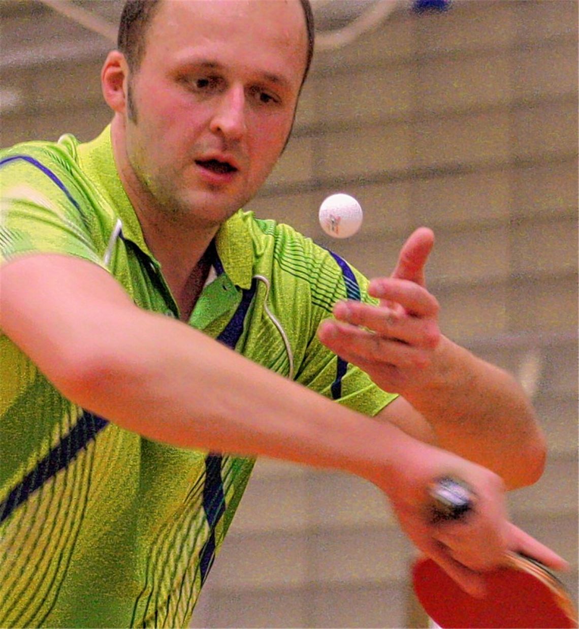 Trendwende in Richtung Klassenerhalt? Arne Schlabs und der TV Enzberg empfangen heute Aufsteiger SV Illingen. Archivoto: Westermann