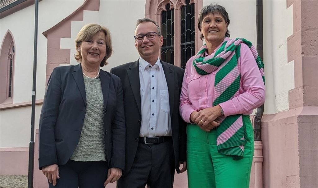 Trio an der Spitze: Dr. Marianne Engeser (li.), Alexander Kirbis und Petra Wißmann. Foto: privat