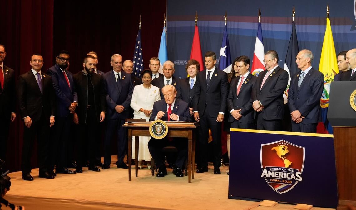 Trump empfängt Regierungschefs aus Lateinamerika und Karibik in Florida.