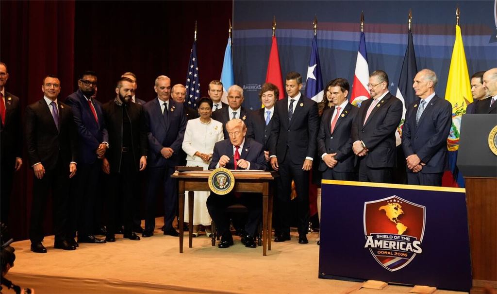 Trump empfängt Regierungschefs aus Lateinamerika und Karibik in Florida.