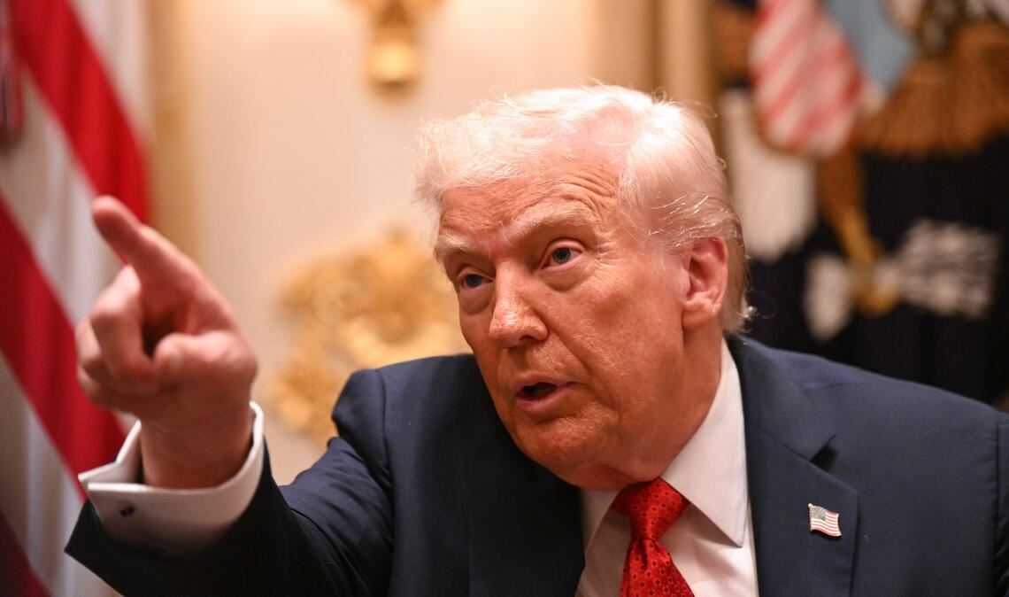 Trump geht von Rebellen innerhalb der Hamas aus.