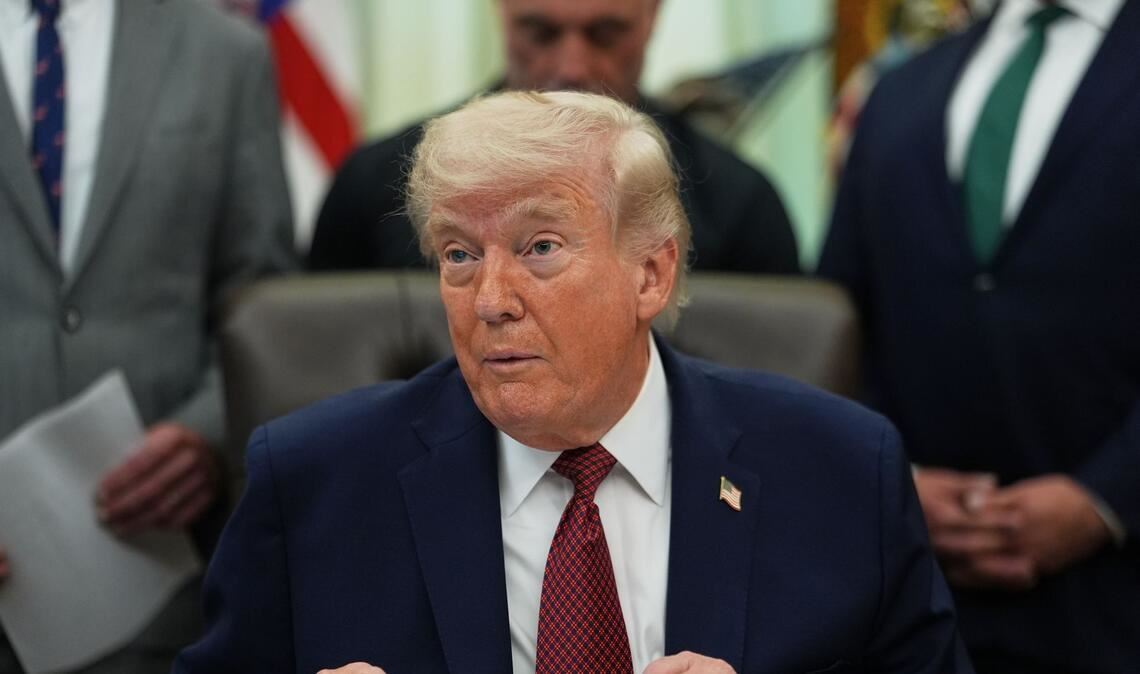 Trump glaubt, dass Irans Führung gespalten ist. (Archivbild)