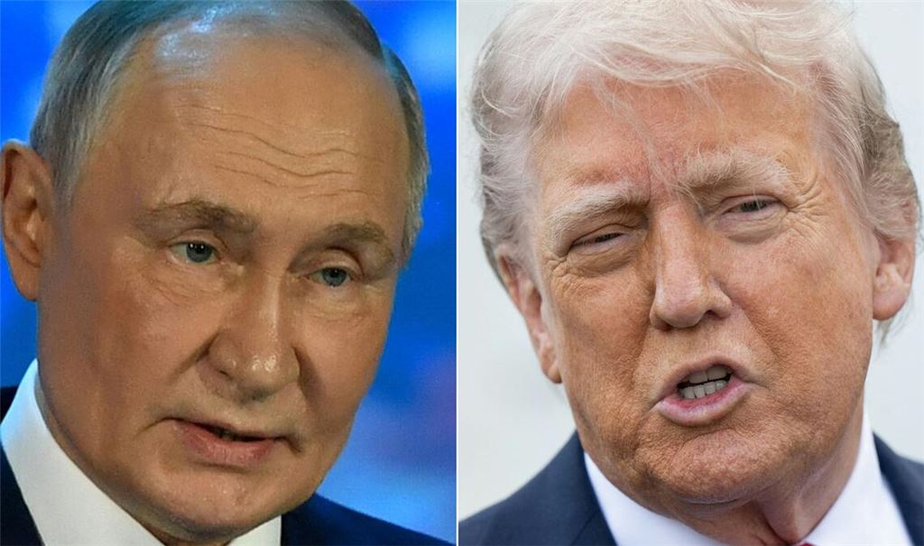 Trump hatte vergangene Woche ein Treffen mit Putin binnen zwei Wochen in der ungarischen Hauptstadt Budapest angekündigt. (Archivbilbder