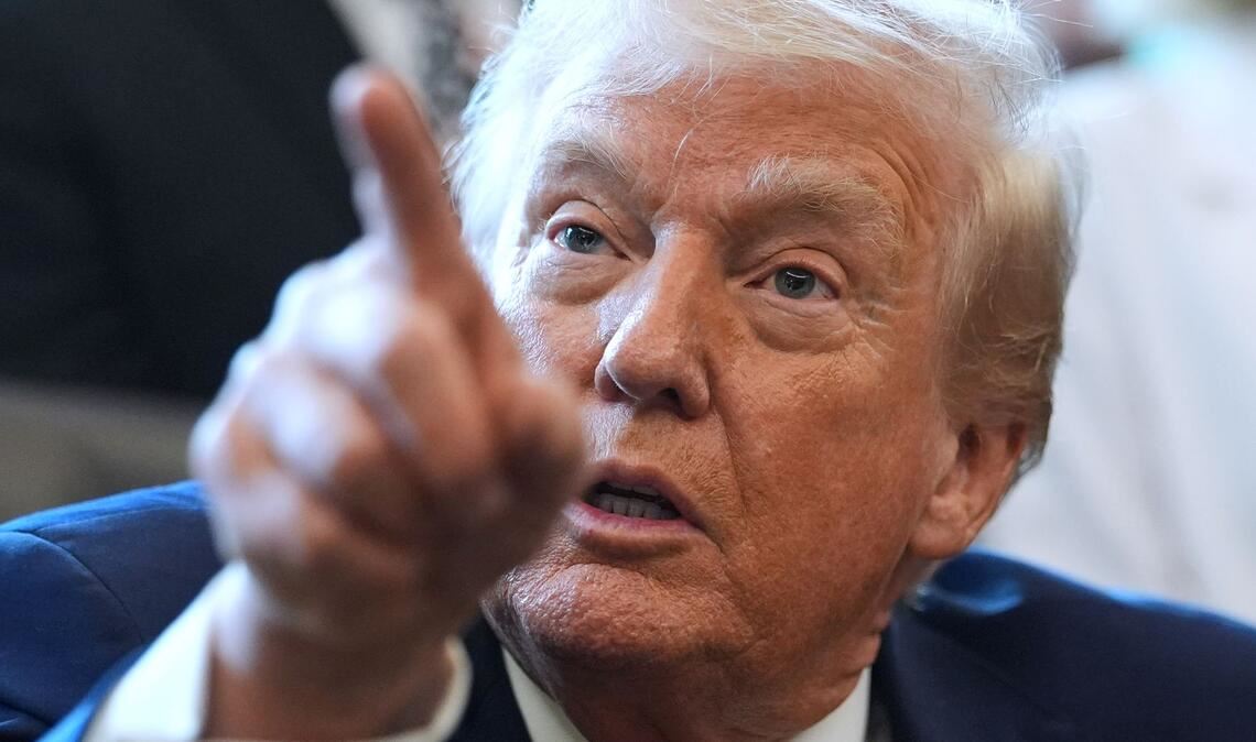 Trump ist für einen Regimewechsel im Iran. (Archivbild)