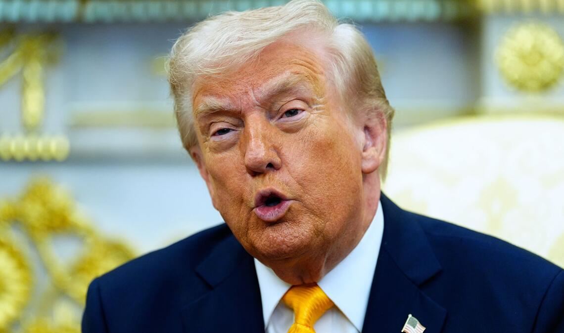 Trump sagt, die US-Kriegsziele seien fast erreicht. (Archivbild)