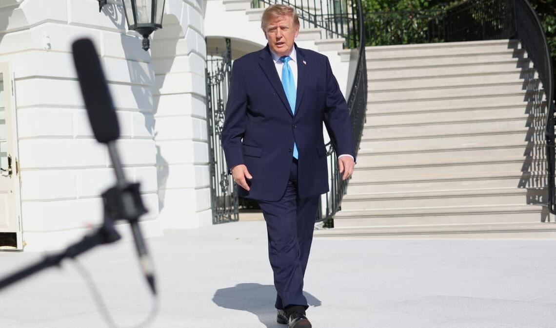 Trump verkündet den Namen seiner neuen Pressesprecherin. (Archivbild)
