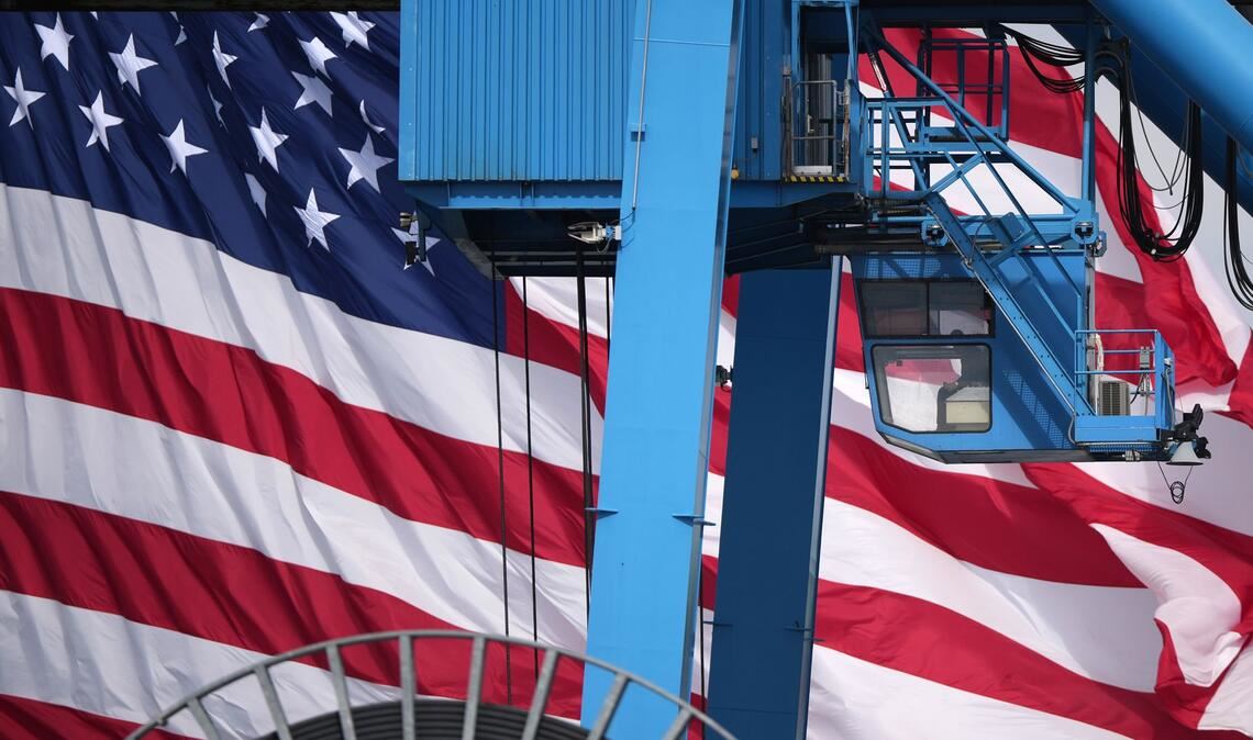 Trumps Zölle belastet das Geschäft der deutschen Exporteure (Archivbild)