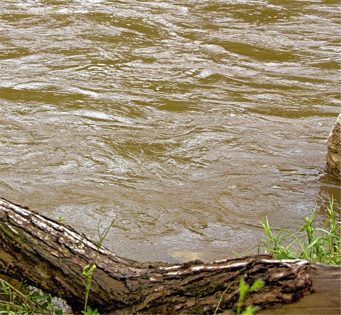 Tückische Strömung: Nach der Meldung, im Hochwasser der Enz treibe ein Mensch, sucht unter anderem ein Polizeihubschrauber mit Wärmebildkamera nach dem mutmaßlichen Opfer.