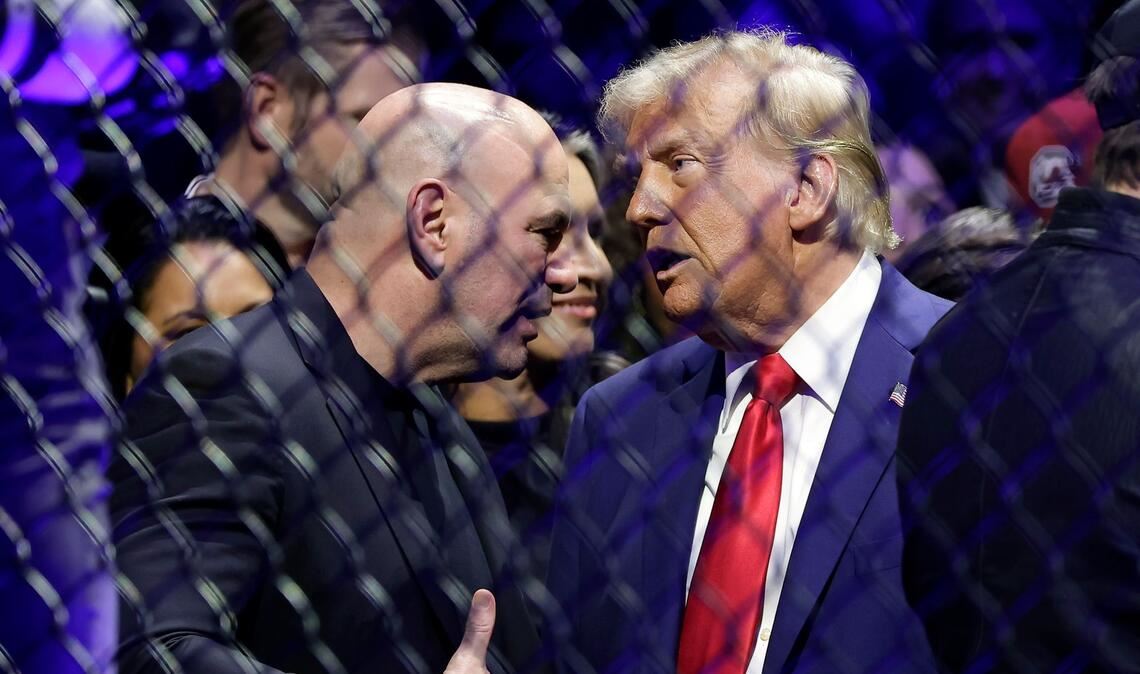 UFC-Boss Dana White ist ein glühender Anhänger des US-Präsidenten. (Archivbild)