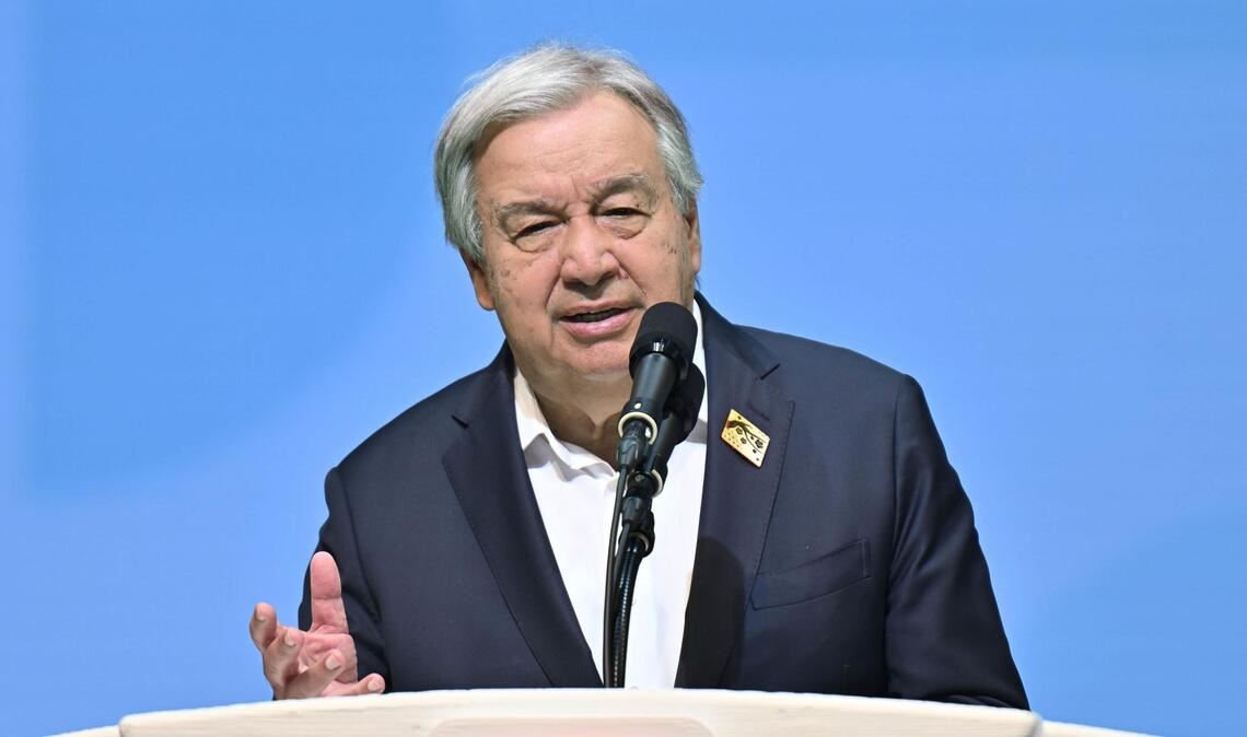 UN-Generalsekretär Guterres fordert eine Waffenruhe. (Archivbild)