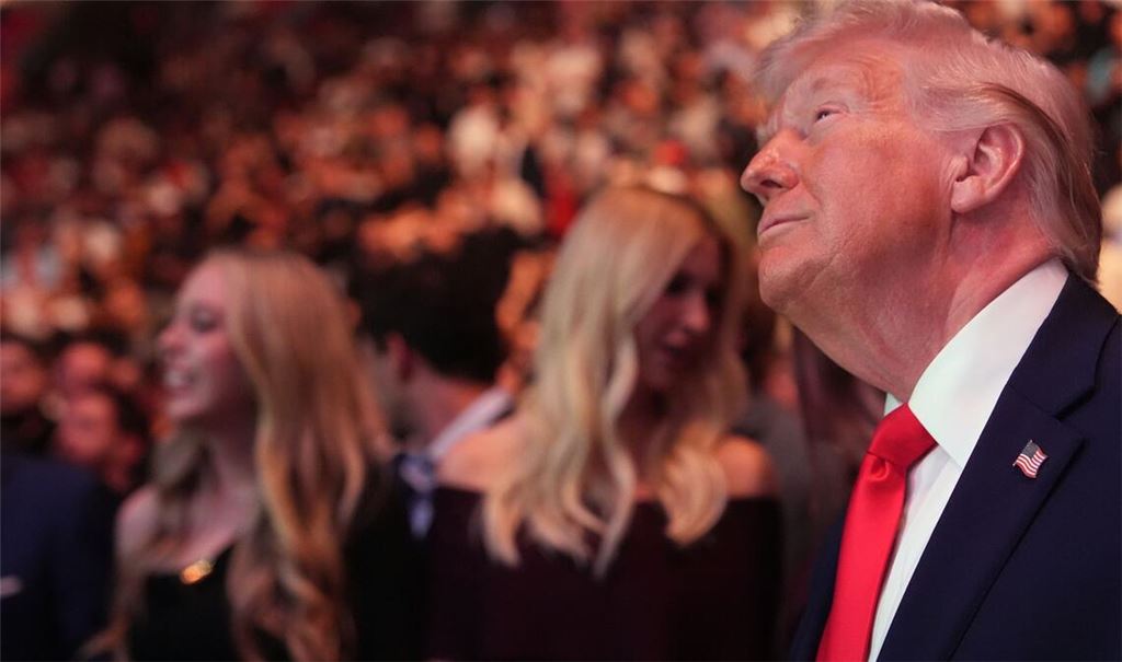 US-Präsident Donald Trump besucht die UFC-Veranstaltung in Miami.