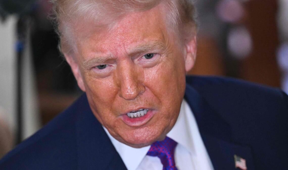 US-Präsident Donald Trump hat neue Zölle angekündigt. (Archivbild)