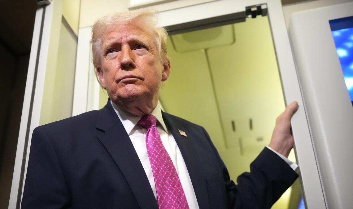 US-Präsident Donald Trump sagt, die Straße von Hormus werde sich nach Abschluss des Militäreinsatzes von allein öffnen. (Archivbild)