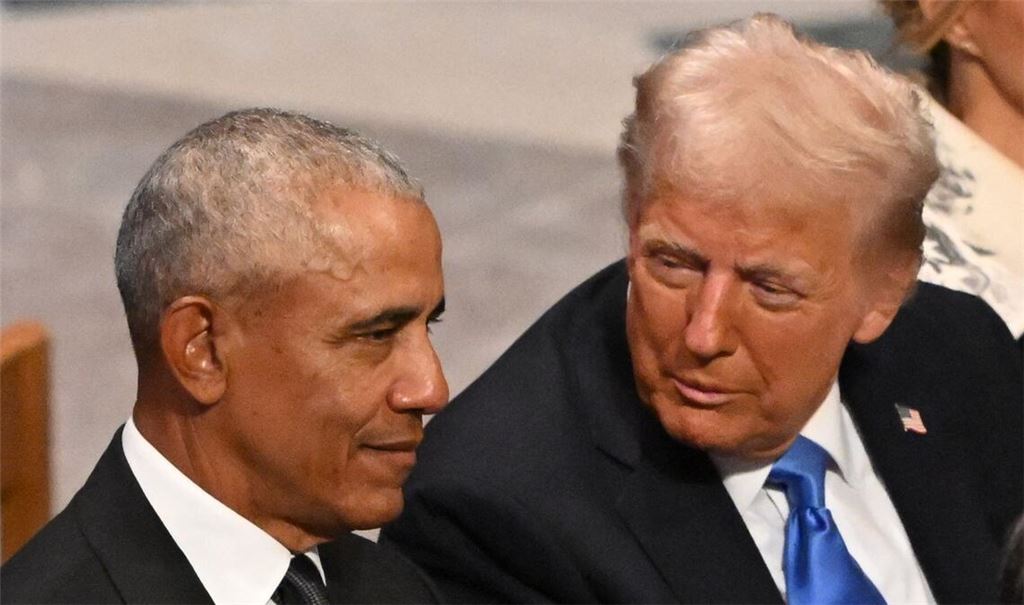 US-Präsident Donald Trump und Ex-Präsident Barack Obama (Archivbild).