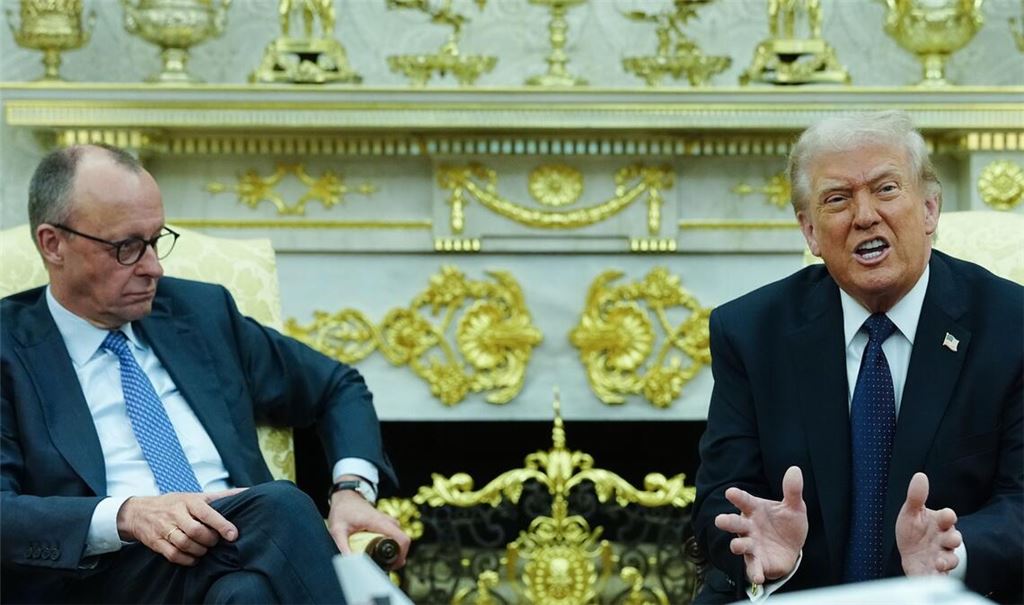 US-Präsident Trump greift Bundeskanzler Merz an. (Archivfoto)