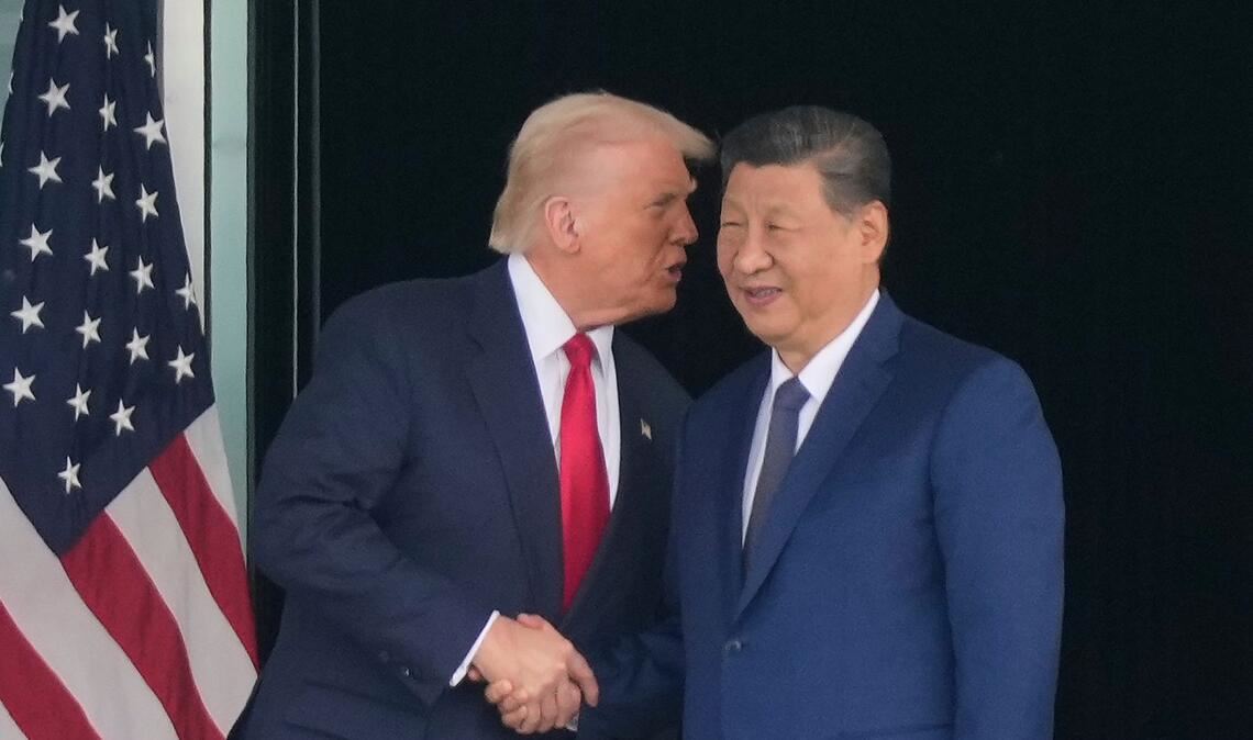 US-Präsident Trump und Chinas Staatschef Xi hatten sich vor Monaten in Südkorea getroffen. (Archivbild)