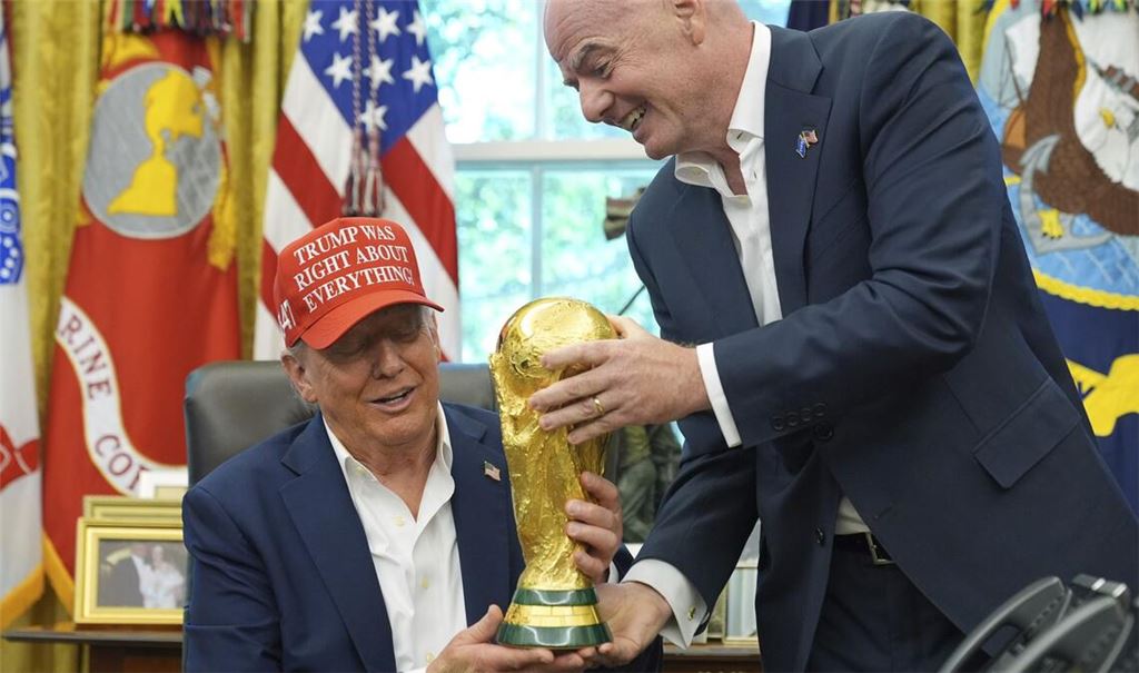 US-Präsident Trump und FIFA-Präsident Infantino.