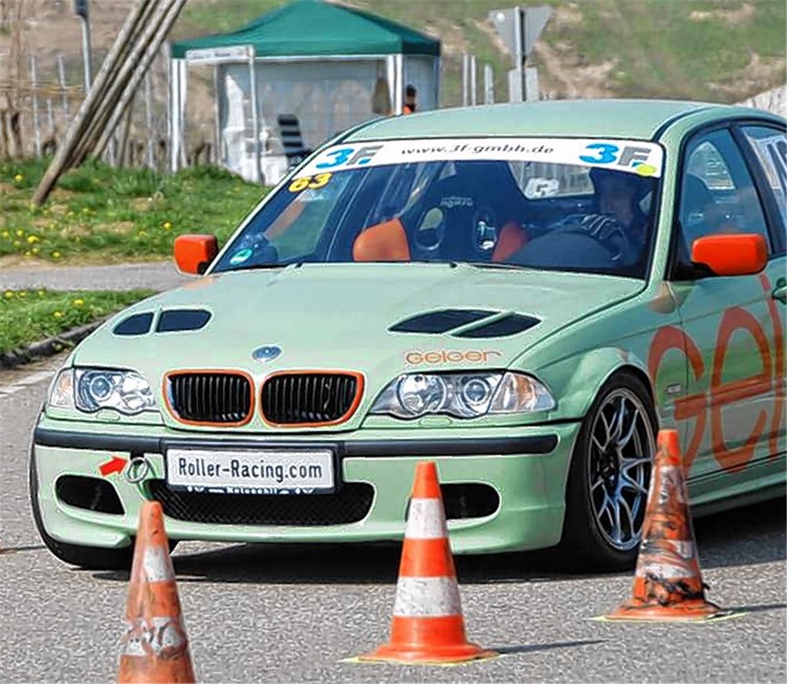 Udo Roller mit zwei Siegen und leerem Tank